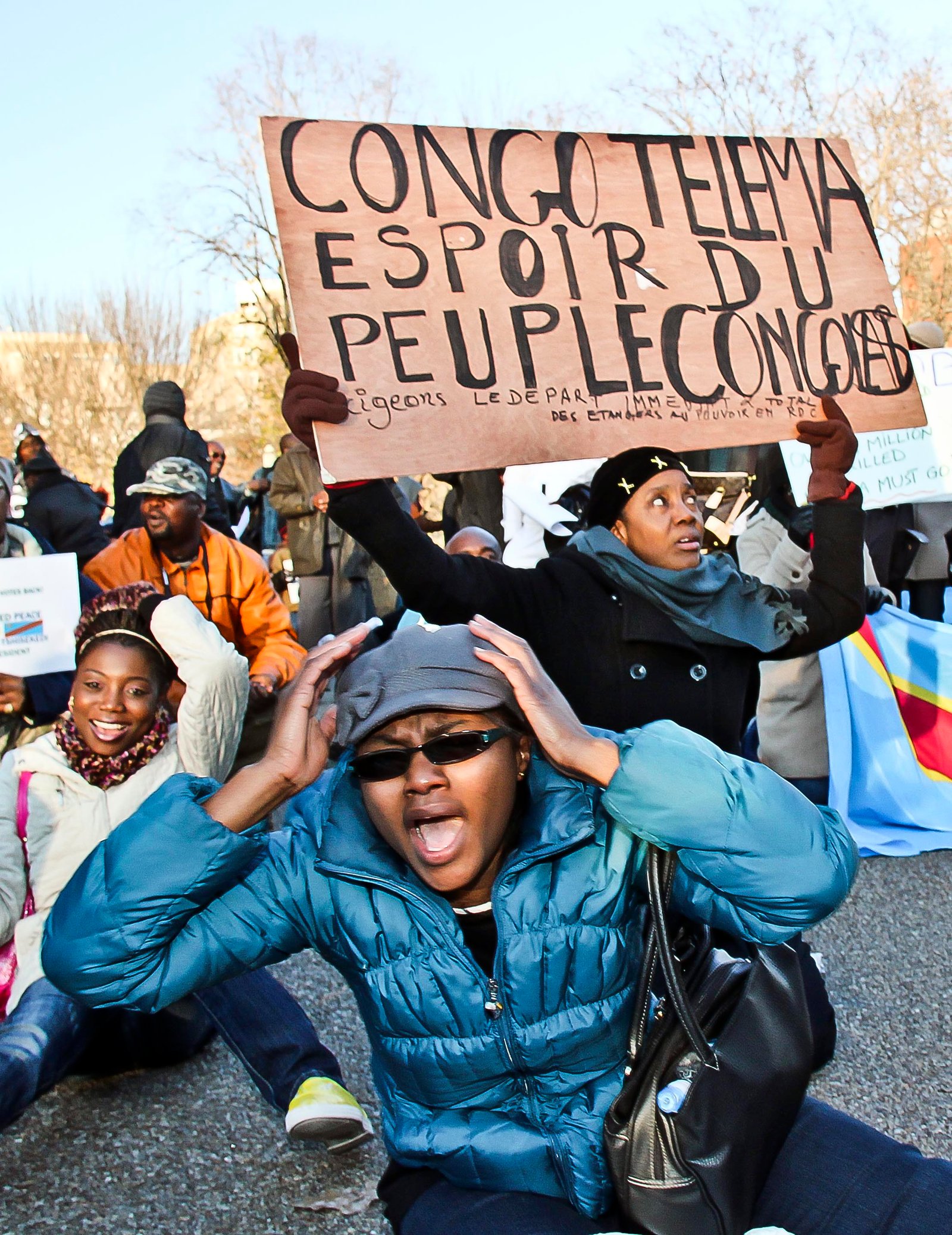 Congolese Rally Against Fraudulent Election